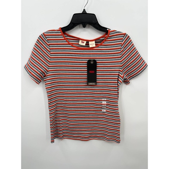 Levi's Tops - Levi's Women's Striped T-Shirt Size Large